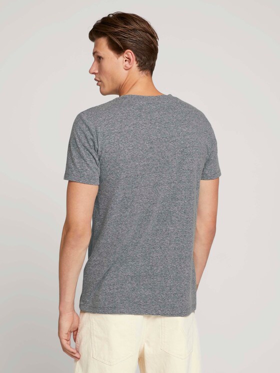 T-Shirt mit Print - Männer - Sky Captain Blue Non-Solid T-Shirt mit Print - Männer - Sky Captain Blue Non-Solid - 2 - TOM TAILOR Denim