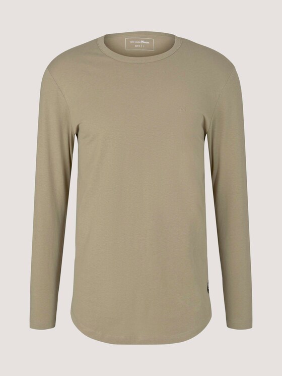 Langarmshirt aus Bio-Baumwolle - Männer - Silver Olive Langarmshirt aus Bio-Baumwolle - Männer - Silver Olive - 7 - TOM TAILOR Denim