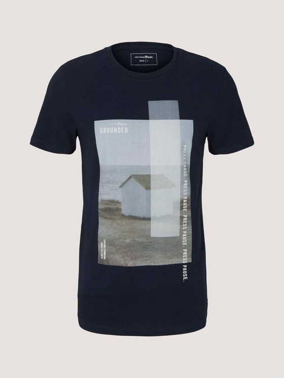 T-Shirt mit Fotoprint - Männer - Sky-Captain-Blue T-Shirt mit Fotoprint - Männer - Sky-Captain-Blue - 7 - TOM TAILOR Denim