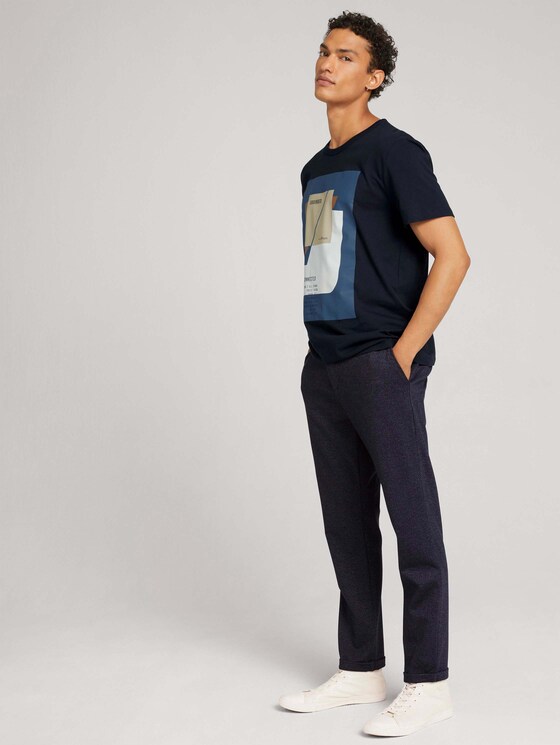 T-shirt met print van biologisch katoen - Mannen - Sky Captain Blue T-shirt met print van biologisch katoen - Mannen - Sky Captain Blue - 3 - TOM TAILOR Denim