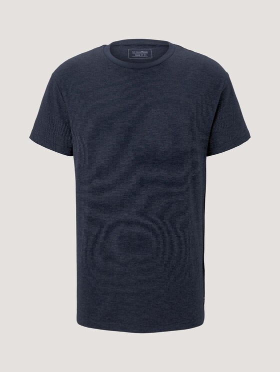 T-shirt met fijne strepen - Mannen - Dark Blue Stripe T-shirt met fijne strepen - Mannen - Dark Blue Stripe - 7 - TOM TAILOR Denim