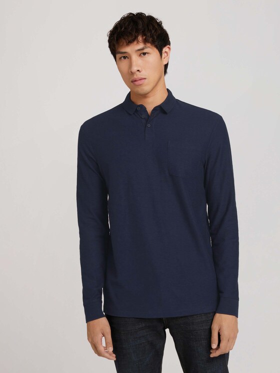 striped polo shirt - Men - Sky Captain Blue striped polo shirt - Men - Sky Captain Blue - 1 - TOM TAILOR Denim