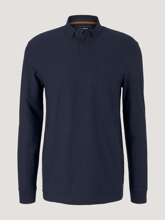 striped polo shirt - Men - Sky Captain Blue striped polo shirt - Men - Sky Captain Blue - 7 - TOM TAILOR Denim