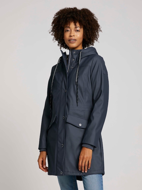 Lined rain jacket - Women - Sky Captain Blue Lined rain jacket - Women - Sky Captain Blue - 5 - TOM TAILOR