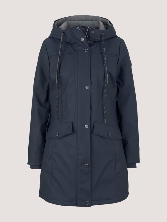 Lined rain jacket - Women - Sky Captain Blue Lined rain jacket - Women - Sky Captain Blue - 7 - TOM TAILOR