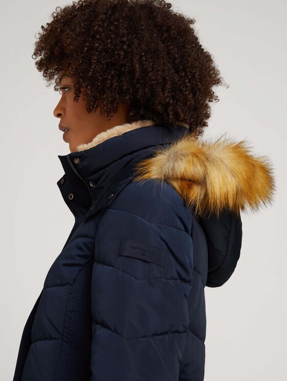 Gesteppter Parka mit recyceltem Polyester - Frauen - Sky Captain Blue Gesteppter Parka mit recyceltem Polyester - Frauen - Sky Captain Blue - 9 - TOM TAILOR