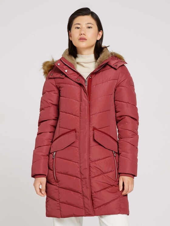 Gesteppter Parka mit recyceltem Polyester - Frauen - cozy pink Gesteppter Parka mit recyceltem Polyester - Frauen - cozy pink - 1 - TOM TAILOR