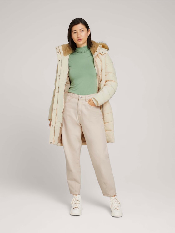 Gesteppter Parka mit recyceltem Polyester - Frauen - smooth light sand Gesteppter Parka mit recyceltem Polyester - Frauen - smooth light sand - 3 - TOM TAILOR