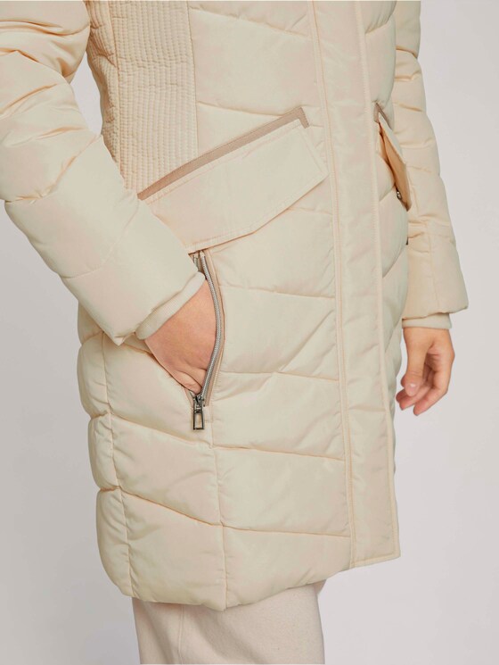Gesteppter Parka mit recyceltem Polyester - Frauen - smooth light sand Gesteppter Parka mit recyceltem Polyester - Frauen - smooth light sand - 9 - TOM TAILOR
