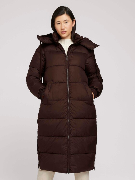 Gesteppter Parka mit recyceltem Polyester - Frauen - java dark brown Gesteppter Parka mit recyceltem Polyester - Frauen - java dark brown - 1 - TOM TAILOR