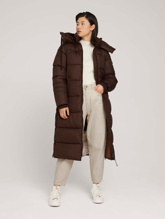 Gesteppter Parka mit recyceltem Polyester - Frauen - java dark brown Gesteppter Parka mit recyceltem Polyester - Frauen - java dark brown - 3 - TOM TAILOR