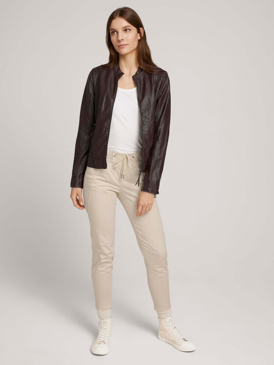 Bikerjack van imitatieleer - Vrouwen - java dark brown Bikerjack van imitatieleer - Vrouwen - java dark brown - 3 - TOM TAILOR