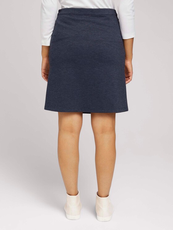 Fein strukturierter Rock - Frauen - navy twill structure Fein strukturierter Rock - Frauen - navy twill structure - 2 - TOM TAILOR