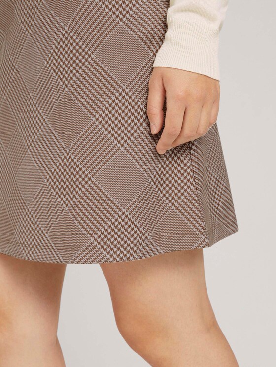 Geruite rok - Vrouwen - offwhite beige glencheck ck Geruite rok - Vrouwen - offwhite beige glencheck ck - 10 - TOM TAILOR