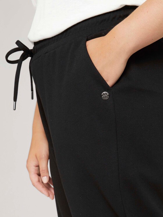 Broek met trekkoord - Vrouwen - deep black Broek met trekkoord - Vrouwen - deep black - 9 - My True Me