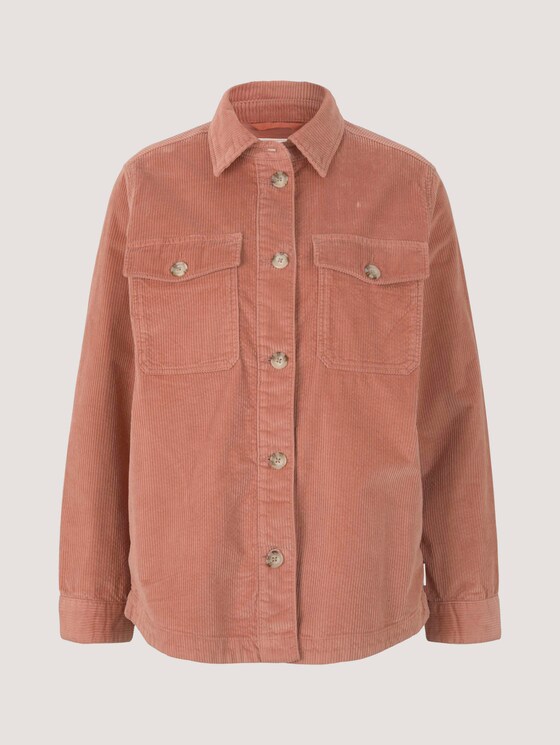 Shacket Hemdjacke aus Cord - Frauen - clay rose Shacket Hemdjacke aus Cord - Frauen - clay rose - 7 - TOM TAILOR Denim