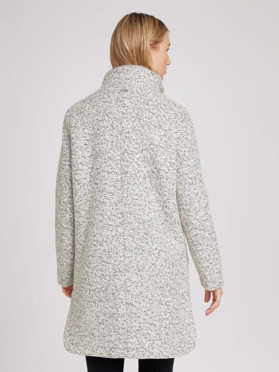 Boucle Mantel - Frauen - grey black boucle Boucle Mantel - Frauen - grey black boucle - 2 - TOM TAILOR Denim