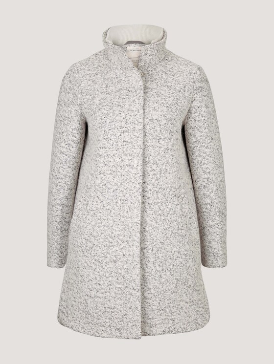 Boucle Mantel - Frauen - grey black boucle Boucle Mantel - Frauen - grey black boucle - 7 - TOM TAILOR Denim