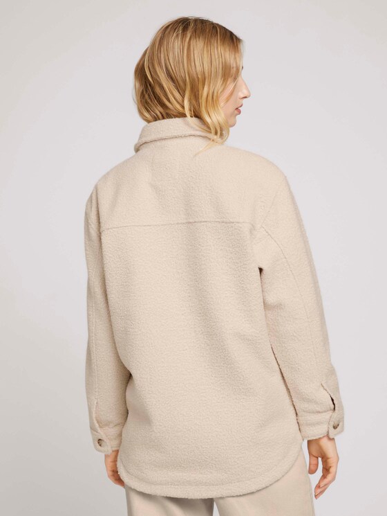 overshirt met zijzakken - Vrouwen - warm sand beige overshirt met zijzakken - Vrouwen - warm sand beige - 2 - TOM TAILOR Denim
