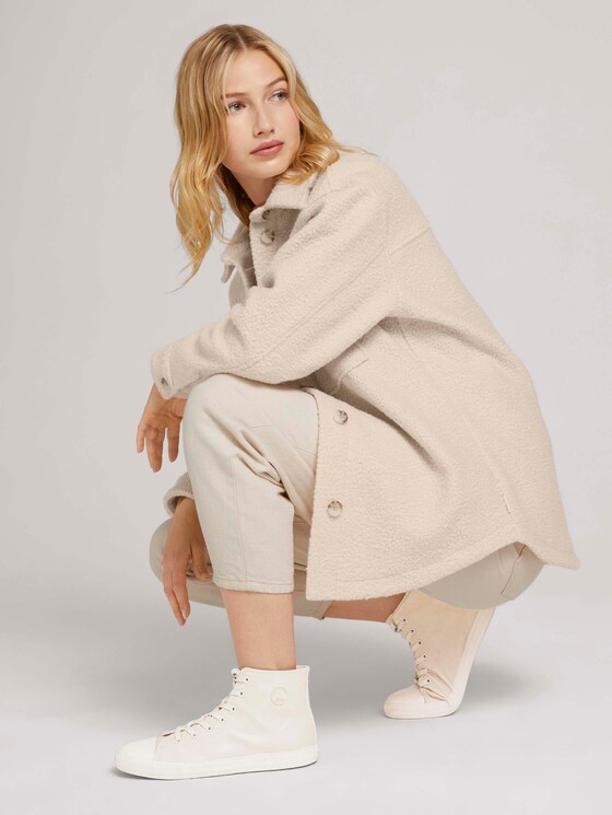 overshirt met zijzakken - Vrouwen - warm sand beige overshirt met zijzakken - Vrouwen - warm sand beige - 5 - TOM TAILOR Denim