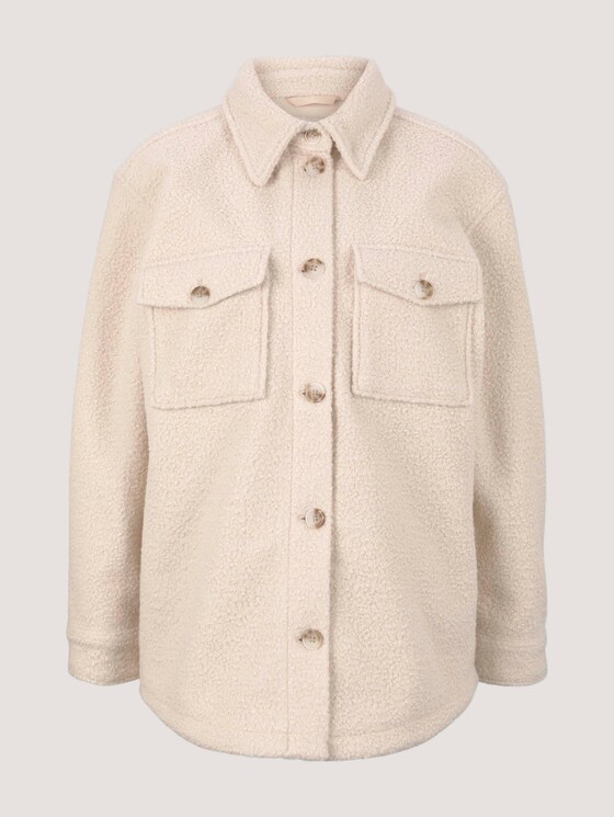 overshirt met zijzakken - Vrouwen - warm sand beige overshirt met zijzakken - Vrouwen - warm sand beige - 7 - TOM TAILOR Denim