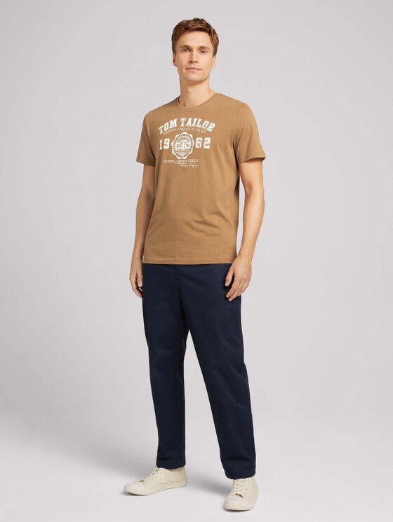 T-Shirt mit Print - Männer - Toasted Coconut T-Shirt mit Print - Männer - Toasted Coconut - 3 - TOM TAILOR
