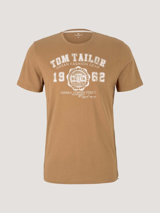 T-Shirt mit Print - Männer - Toasted Coconut T-Shirt mit Print - Männer - Toasted Coconut - 7 - TOM TAILOR