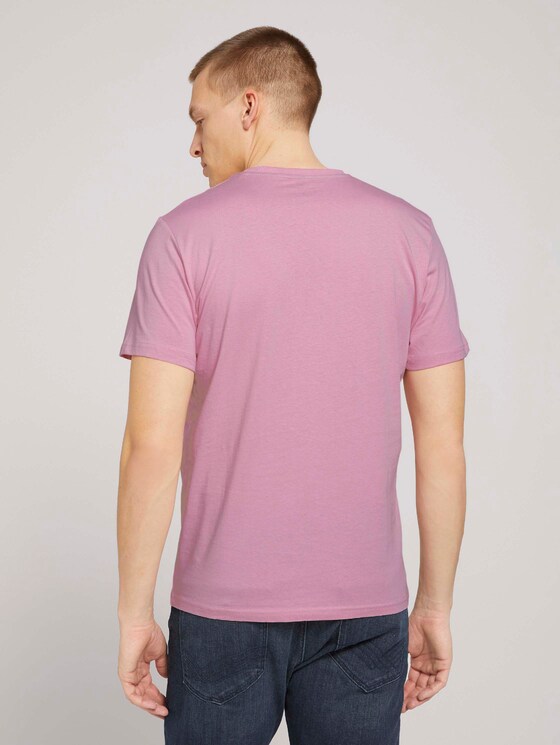 T-Shirt mit Logo-Print - Männer - Soft Pink T-Shirt mit Logo-Print - Männer - Soft Pink - 2 - TOM TAILOR