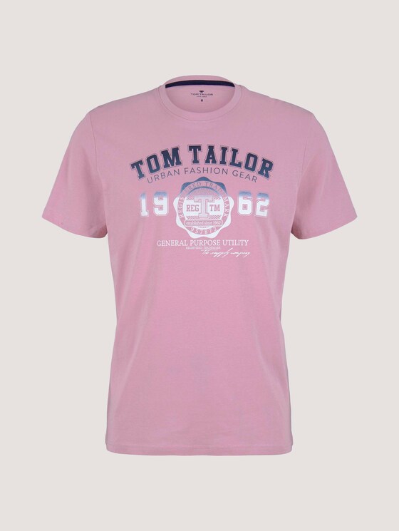 T-Shirt mit Logo-Print - Männer - Soft Pink T-Shirt mit Logo-Print - Männer - Soft Pink - 7 - TOM TAILOR