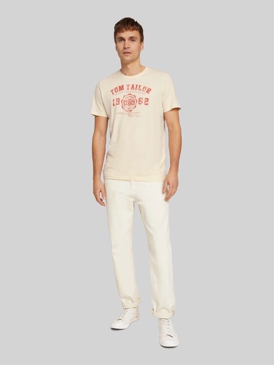 T-shirt with a print by Tom Tailor