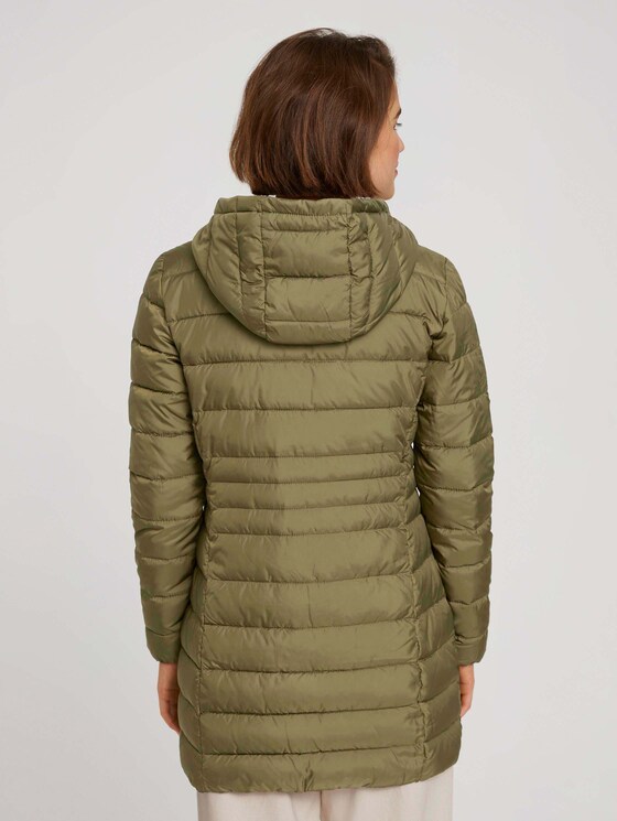 lichtgewicht gewatteerd jack met capuchon - Vrouwen - deep olive green lichtgewicht gewatteerd jack met capuchon - Vrouwen - deep olive green - 2 - TOM TAILOR Denim