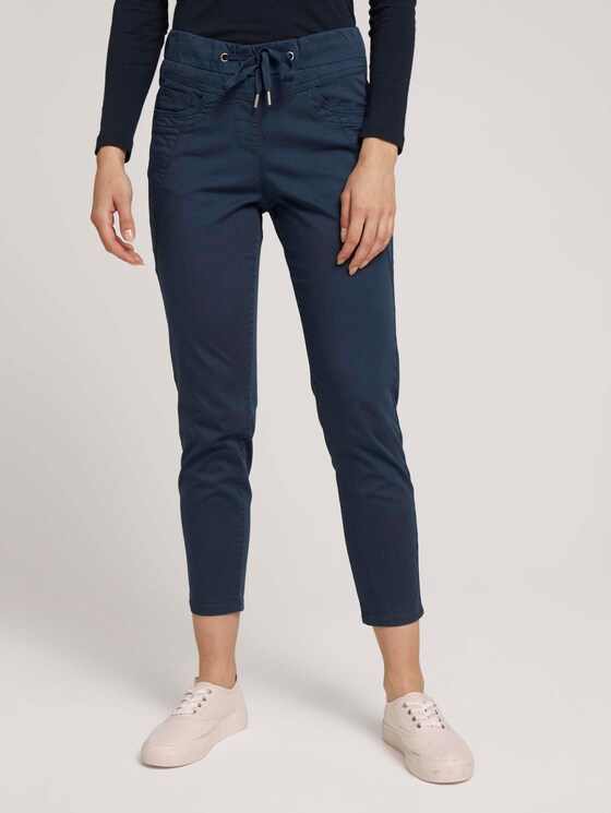 Loose Fit Hose - Frauen - Dark Denim Blue Loose Fit Hose - Frauen - Dark Denim Blue - 1 - TOM TAILOR