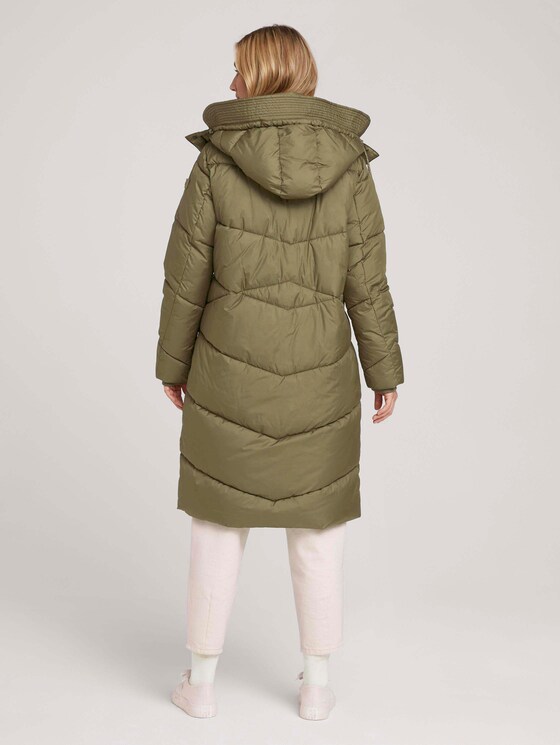 Steppmantel mit recyceltem Polyester - Frauen - deep olive green Steppmantel mit recyceltem Polyester - Frauen - deep olive green - 2 - TOM TAILOR Denim