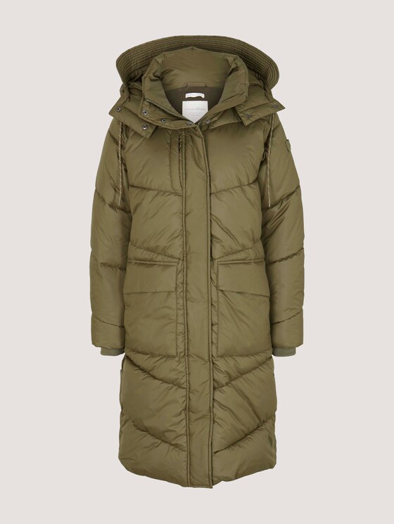Steppmantel mit recyceltem Polyester - Frauen - deep olive green Steppmantel mit recyceltem Polyester - Frauen - deep olive green - 7 - TOM TAILOR Denim