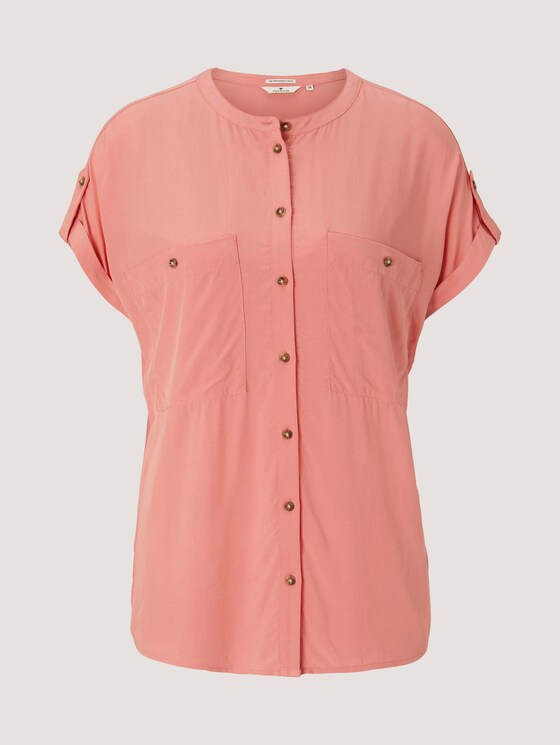 Blouse met korte mouwen - Vrouwen - dusty pastel pink Blouse met korte mouwen - Vrouwen - dusty pastel pink - 7 - TOM TAILOR