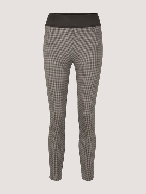 Zachte treggings - Vrouwen - navy houndstooth print Zachte treggings - Vrouwen - navy houndstooth print - 7 - TOM TAILOR