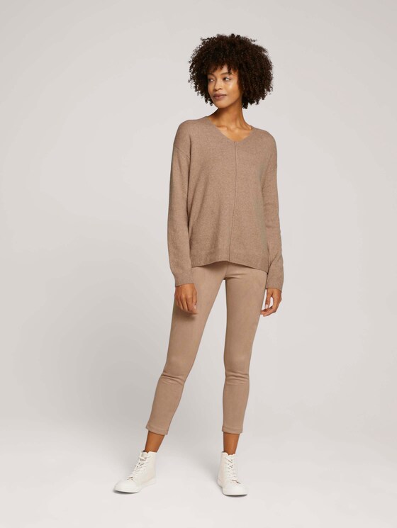 Weiche Treggings - Frauen - french clay beige Weiche Treggings - Frauen - french clay beige - 3 - TOM TAILOR
