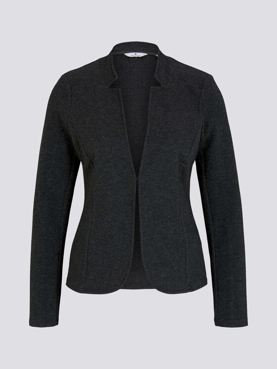Blazer mit Fischgräten-Muster - Frauen - grey herringbone fabric Blazer mit Fischgräten-Muster - Frauen - grey herringbone fabric - 7 - TOM TAILOR