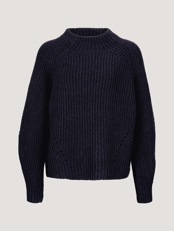 Trui met opstaande kraag - Vrouwen - Sky Captain Blue Trui met opstaande kraag - Vrouwen - Sky Captain Blue - 7 - TOM TAILOR