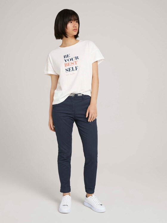 T-Shirt mit Print - Frauen - Whisper White T-Shirt mit Print - Frauen - Whisper White - 3 - TOM TAILOR