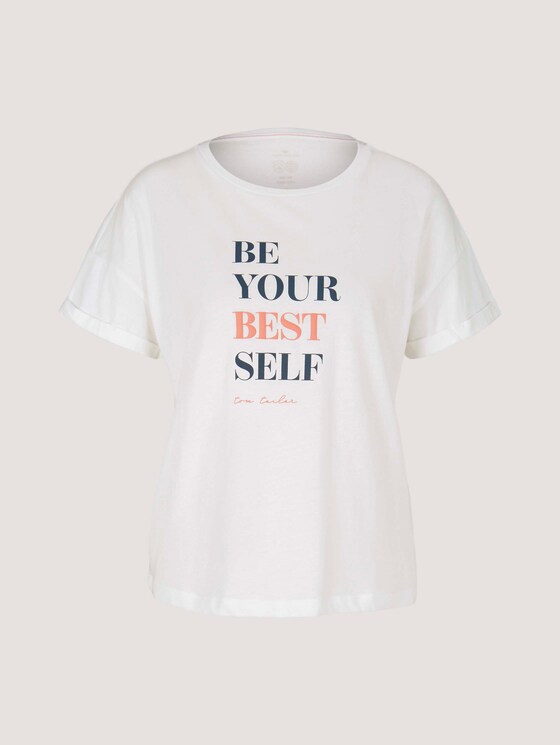 T-Shirt mit Print - Frauen - Whisper White T-Shirt mit Print - Frauen - Whisper White - 7 - TOM TAILOR