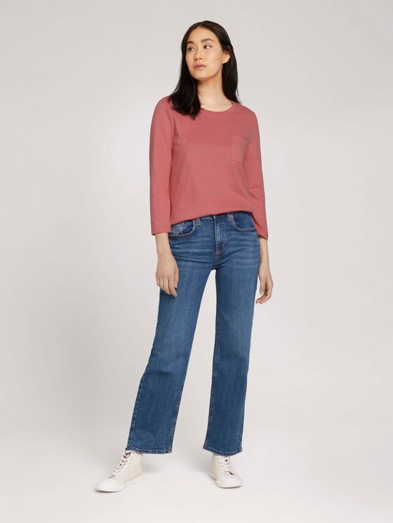 3/4 Arm Shirt mit Bio-Baumwolle - Frauen - dusty pastel pink 3/4 Arm Shirt mit Bio-Baumwolle - Frauen - dusty pastel pink - 3 - TOM TAILOR