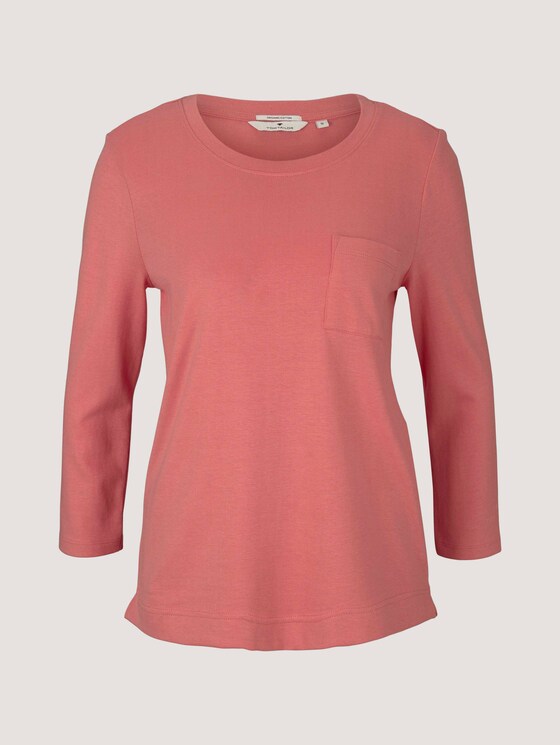 3/4 Arm Shirt mit Bio-Baumwolle - Frauen - dusty pastel pink 3/4 Arm Shirt mit Bio-Baumwolle - Frauen - dusty pastel pink - 7 - TOM TAILOR