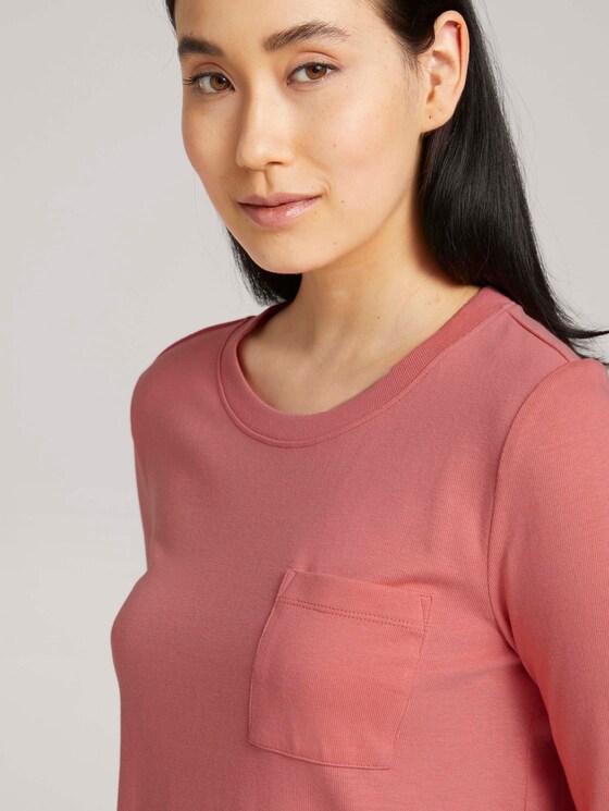 3/4 Arm Shirt mit Bio-Baumwolle - Frauen - dusty pastel pink 3/4 Arm Shirt mit Bio-Baumwolle - Frauen - dusty pastel pink - 9 - TOM TAILOR