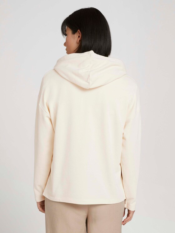 Hoodie van biologisch katoen - Vrouwen - smooth light sand Hoodie van biologisch katoen - Vrouwen - smooth light sand - 2 - TOM TAILOR