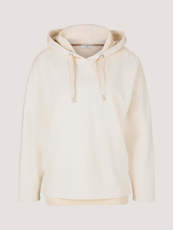 Hoodie van biologisch katoen - Vrouwen - smooth light sand Hoodie van biologisch katoen - Vrouwen - smooth light sand - 7 - TOM TAILOR
