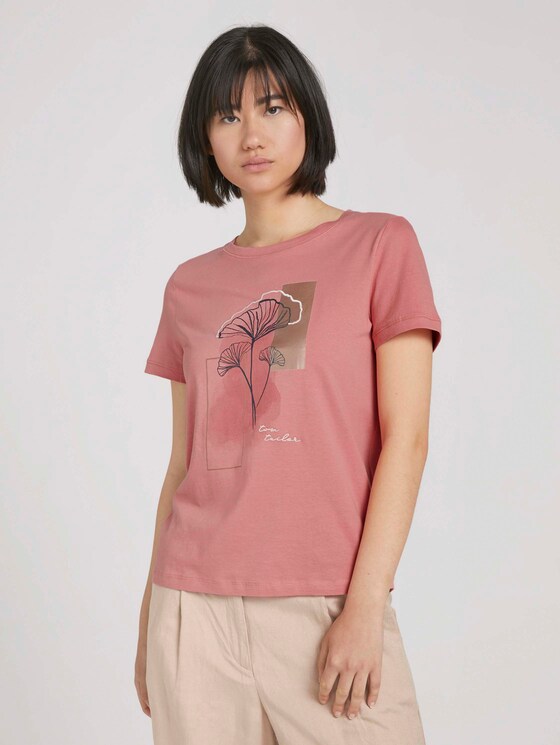 T-Shirt mit Print - Frauen - dusty pastel pink T-Shirt mit Print - Frauen - dusty pastel pink - 1 - TOM TAILOR