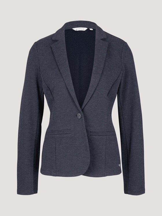 Gestructureerde blazer - Vrouwen - navy twill structure Gestructureerde blazer - Vrouwen - navy twill structure - 7 - TOM TAILOR
