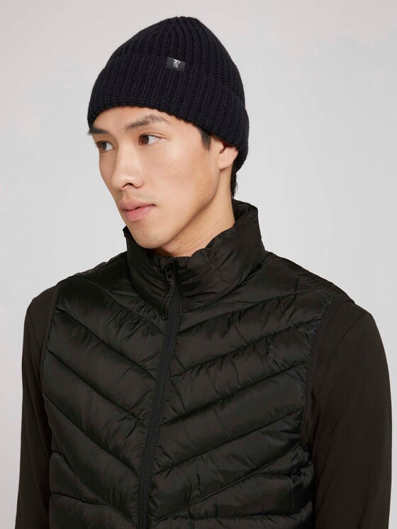 Hat with a logo badge - Men - Black Hat with a logo badge - Men - Black - 5 - Tom Tailor E-Shop Kollektion