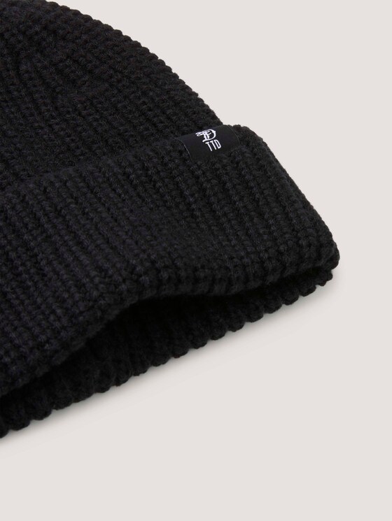 Hat with a logo badge - Men - Black Hat with a logo badge - Men - Black - 9 - Tom Tailor E-Shop Kollektion